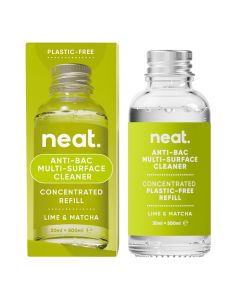 Neat - Lime & Matcha Anti-Bac Multi-Surface Cleaner Refill - 12 x 30ml
