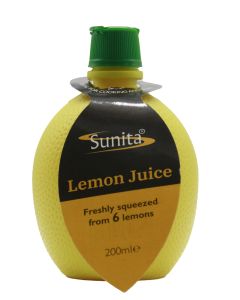 Sunita  - Lemon Juice  - 12 x 200ml