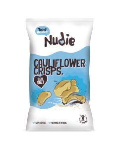 Nudie - Sea Salt Cauliflower Crisps - 12 x 80g