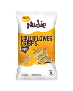 Nudie - Cheese and Caramelised Onion Cauliflower Crisps - 12 x 80g