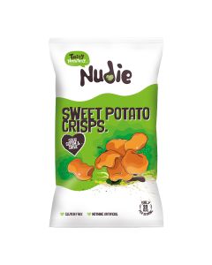 Nudie - Sour Cream & Chive Sweet Potato Crisps - 12 x 80g