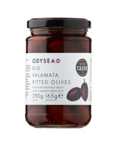 Odysea - Big Kalamata Pitted Olives in Brine - 6 x 290g