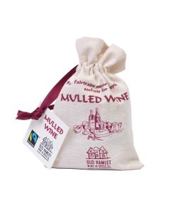Old Hamlet Wine & Spice - Fairtrade Mulled Wine Sugar & Spice Sachets in Calico Bag - 10 x 112g