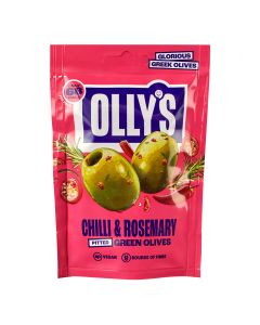 OLLY's - Chilli & Rosemary Olives - 12 x 50g