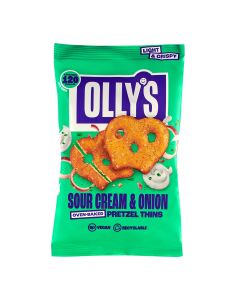 OLLY's - Pretzel Thins - Vegan Sour Cream & Onion -  10 x 35g