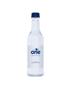 One Water - Still Spring Water Glass Bottle - 24 x 330ml