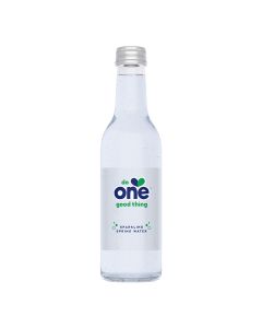 One Water - Sparkling Spring Water Glass Bottle - 24 x 330ml