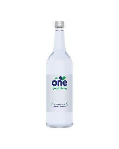 One Water - Sparkling Spring Water Glass Bottle - 12 x 750ml