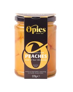 Opies - Peaches with Brandy - 6 x 570g