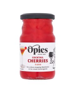 Opies - Red Maraschino Cocktail Cherries - 6 x 225g