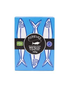 Fish4ever - Sprats in Spring Water - 12 x 105g