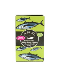 Fish4ever - White Tuna Fish in Organic Olive Oil - 10 x 120g