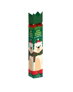 Pimlico Confectioners - 60cm Giant Sour Gummy White Bear Cracker - 6 x 480g