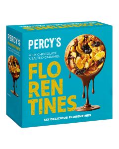 Percy's Bakery - Milk Chocolate Salted Caramel Florentines - 8 x 115g
