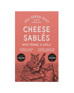 Pea Green Boat - Fennel & Chilli Cheese Sablés - 12 x 80g