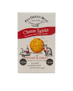 Pea Green Boat - Fennel & Chilli Cheese Sablés - 12 x 80g