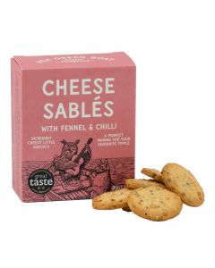 Pea Green Boat - Fennel & Chilli Cheese Sablés - 24 x 35g