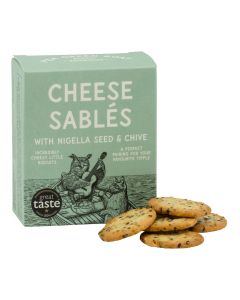 Pea Green Boat - Nigella Seed & Chive Sablés - 24 x 35g