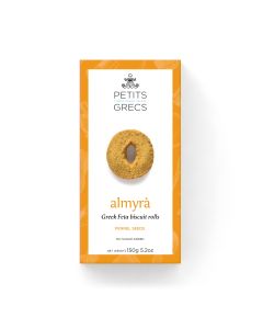 Petits Grecs - Almyra Savoury Biscuits with Fennel Seeds & Tumeric - 8 x 150g