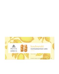 Petits Grecs - Koulouraki Lemon Butter Cookies - 12 x 115g