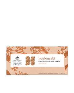 Petits Grecs - Koulouraki Cinnamon Butter Cookies - 12 x 115g