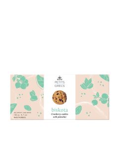 Petits Grecs - Biskota Cranberry Cookies with Pistachio - 12 x 135g
