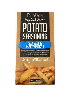 Pureety - Sea Salt & Vinegar Potato Seasoning - 9 x 40g