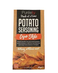 Pureety - Ultimate Roast Potato Seasoning Cajun Style - 9 x 40g