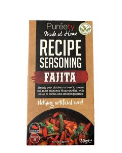 Pureety - Fajita Recipe Seasoning - 9 x 30g