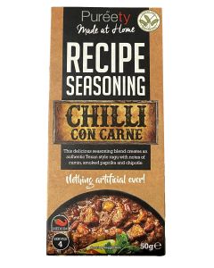 Pureety - Chilli Con Carne Recipe Seasoning - 9 x 50g
