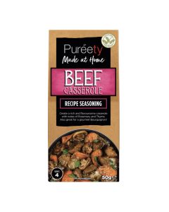 Pureety - Beef Casserole Recipe Seasoning - 9 x 50g