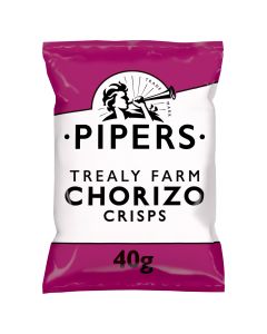 Pipers - Trealy Farm Chorizo Crisps - 24 x 40g