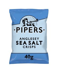 Pipers - Anglesey Sea Salt Crisps - 24 x 40g