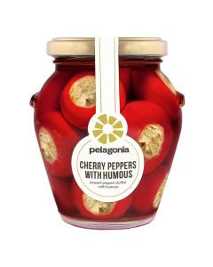 Pelagonia - Cherry Peppers with Humous - 6 x 280g