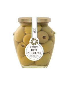 Pelagonia -Pitted Green Olives - 6x300g