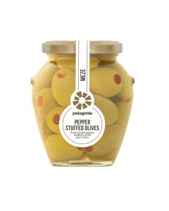 Pelagonia - Pepper Stuffed Olives - 6x300g
