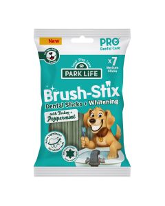 PARK LiFE - Brush-Stix Dental Sticks Turkey & Peppermint (7 x Medium Sticks) - 14 x 180g