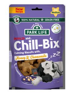 PARK LiFE - Chill-Bix Dog Biscuits Honey & Chamomile - 8 x 100g