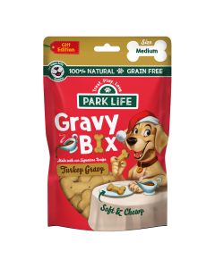 PARK LiFE - Gravy Bix Biscuits Turkey Flavour Dog Treats - 8 x 100g
