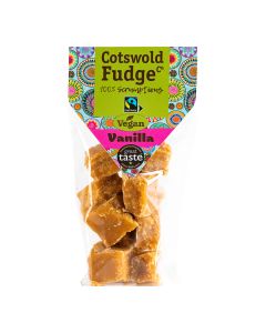 Cotswold Fudge Co - Fairtrade Vegan Vanilla Fudge - 12 x 150g