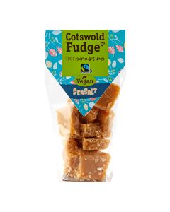 Cotswold Fudge Co - Fairtrade Vegan Seasalt Fudge - 12 x 150g