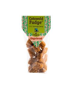 Cotswold Fudge Co - Fairtrade Vegan Gingerbread Fudge - 12 x 150g