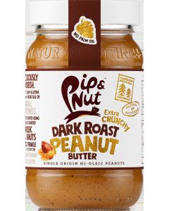 Pip & Nut - Dark Roast Crunchy Peanut Butter - 6 x 300g