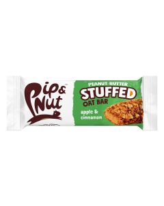 Pip & Nut - Apple & Cinnamon Peanut Butter Stuffed Oat Bar - 15 x 48g
