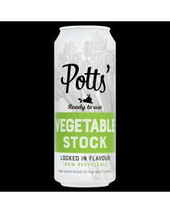 Potts - Vegetable Stock In a Can - 8 x 500ml