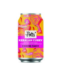 Potts - Keralan Southern Indian Curry Sauce in a Can - 8 x 330g