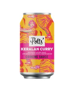 Potts - Keralan Southern Indian Curry Sauce in a Can - 8 x 330g