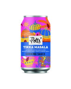 Potts - Tikka Masala Curry Sauce in a Can - 8 x 330g