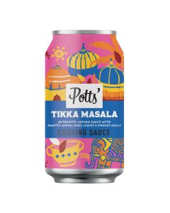 Potts - Tikka Masala Curry Sauce in a Can - 8 x 330g