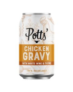 Potts - Chicken, White Wine & Thyme Gravy in a Can - 8 x 330g